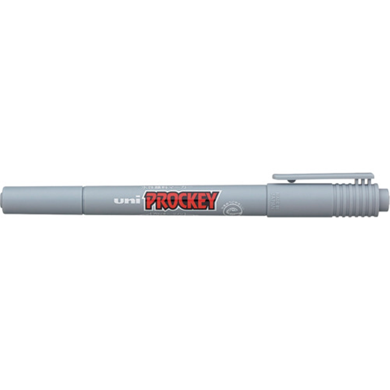uni プロッキー 極細+細字丸芯 水性顔料マーカー PM-120T 灰 37 1本(ご注文単位1本)【直送品】