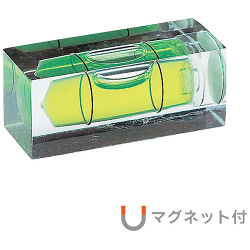 KOD 角型アイベルマグネット付水平器 15×16×36mm 1個（ご注文単位1個）【直送品】