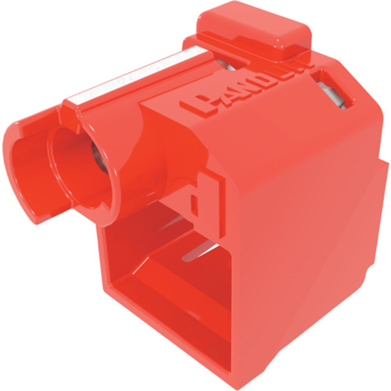 PANDUIT パッチコードロック(LANケーブルロック) 赤 100個入り 専用工具5個付き PSL-DCPLRE-C 1袋(ご注文単位1袋)【直送品】