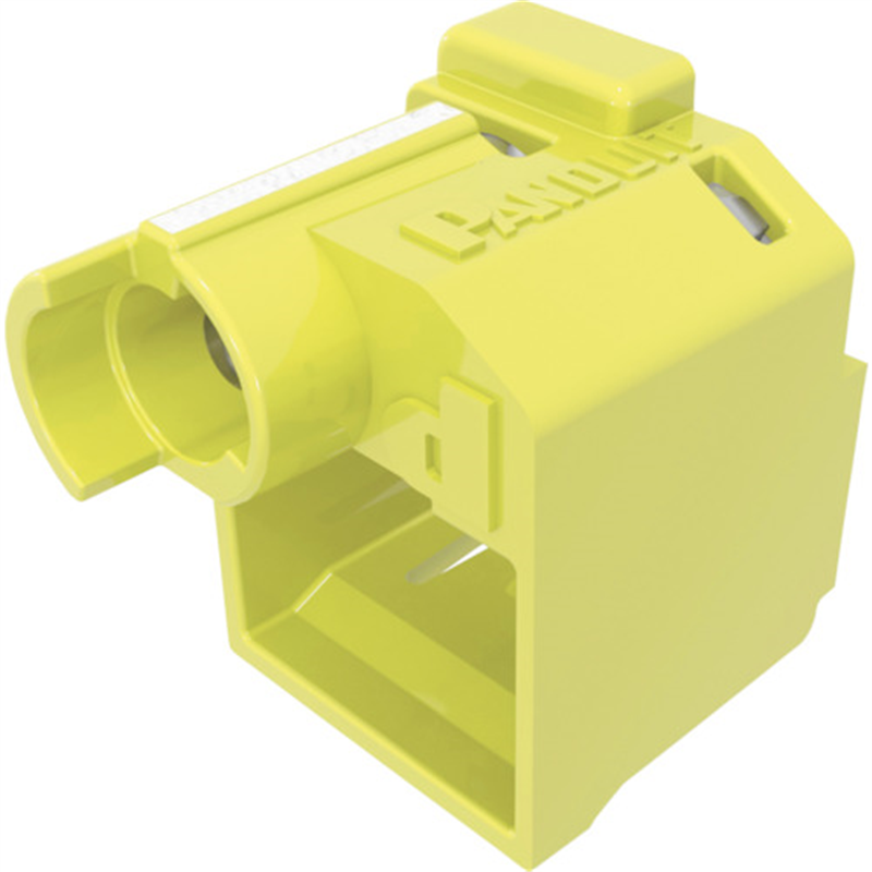 PANDUIT パッチコードロック(LANケーブルロック) 黄 100個入り 専用工具5個付き PSL-DCPLRE-YL-C 1袋(ご注文単位1袋)【直送品】