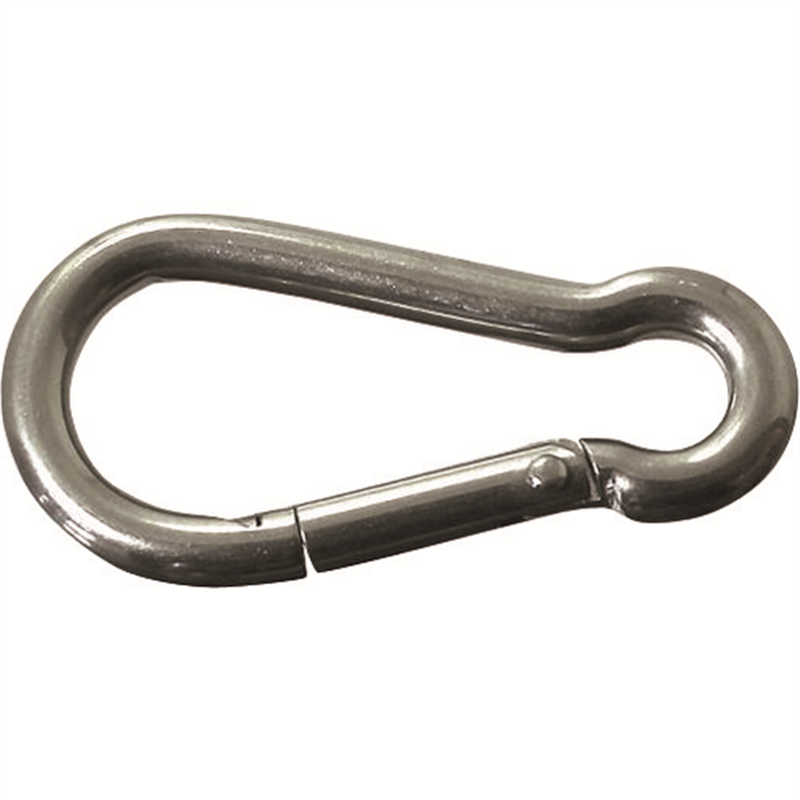 ニッサチェイン ステンスプリングフック 5mm (10個入) 1箱（ご注文単位1箱）【直送品】