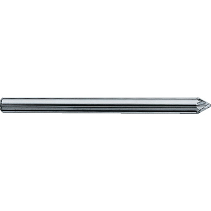 スーパー スーパー超硬バー オール超硬 円錐型60度(シングルカット)角度:60° 刃径:3.0mm 軸径:3.0mm 1本(ご注文単位1本)【直送品】