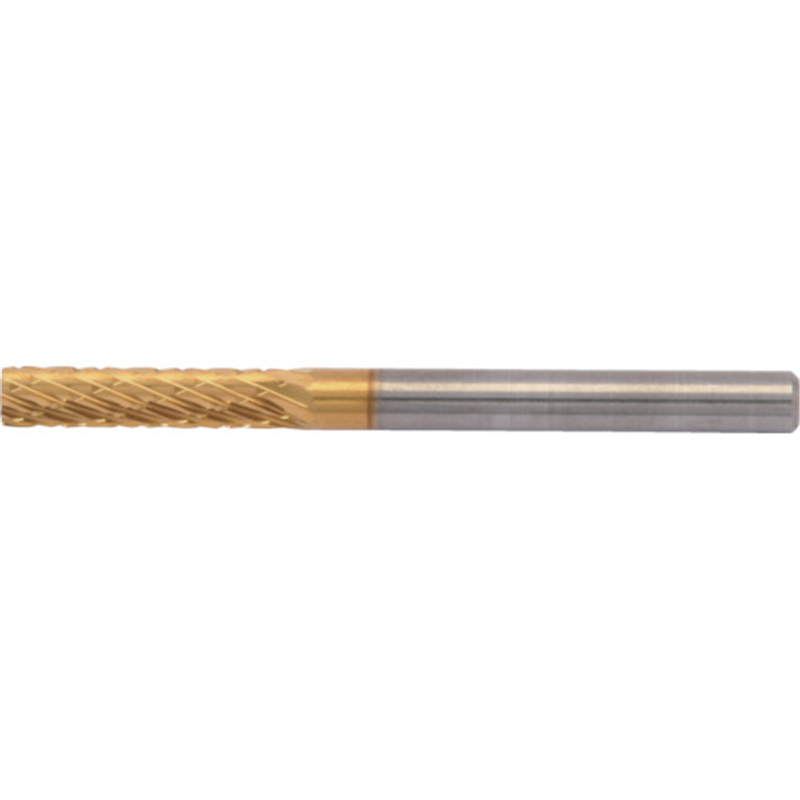 スーパー スーパー超硬バー チタンコーティング オール超硬タイプ 円筒型(ダブルカット)刃径:5.0mm 軸径:6.0mm 1本(ご注文単位1本)【直送品】