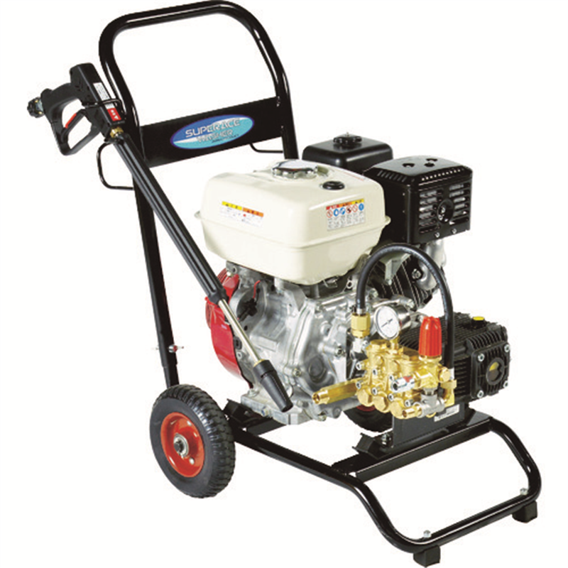 スーパー工業 エンジン式高圧洗浄機 SEC-1520-2N コンパクト&カートタイプ 1台(ご注文単位1台)【直送品】