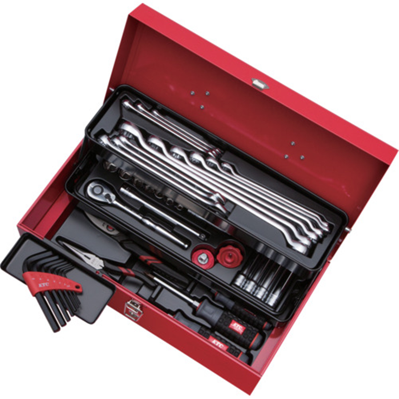 KTC 工具セット(片開きメタルケースタイプ)[43点] 1セット（ご注文単位1セット）【直送品】