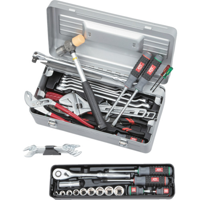 KTC 工具セット(片開きメタルケースタイプ)[44点] 1セット（ご注文単位1セット）【直送品】