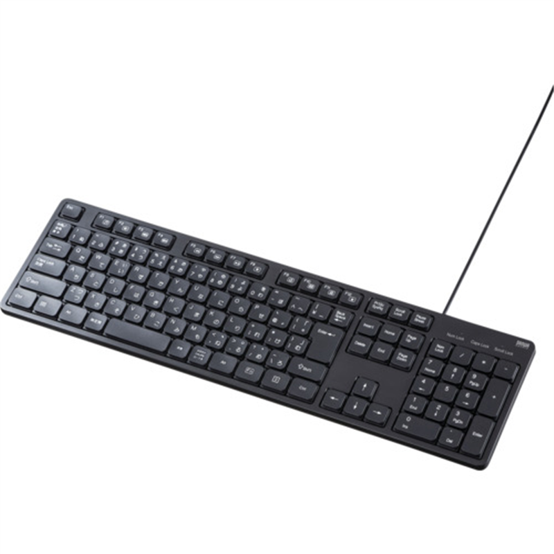 SANWA 静音キーボード 1台(ご注文単位1台)【直送品】