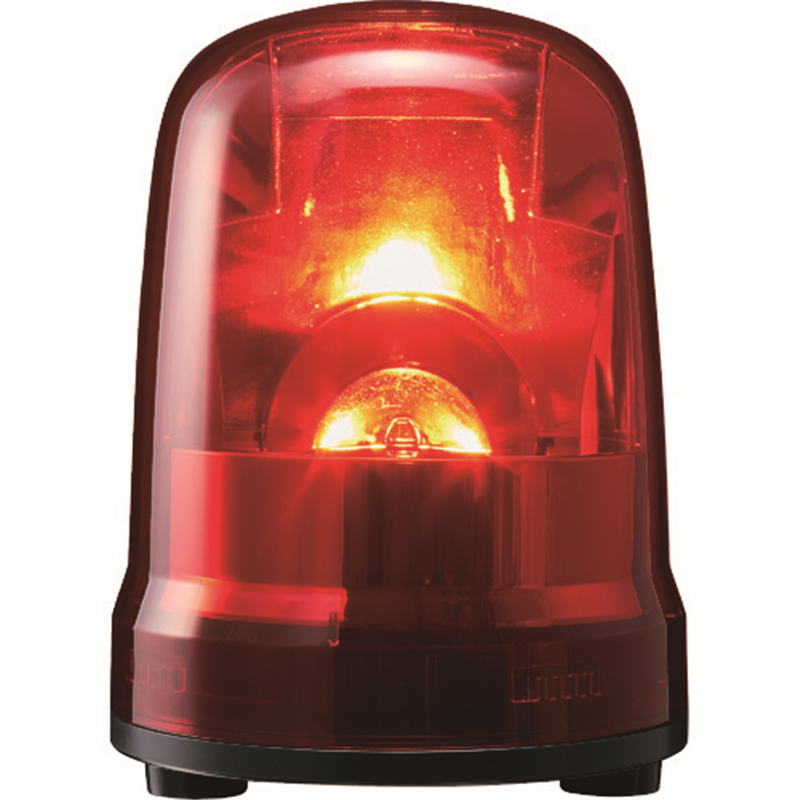PATLITE 回転灯 Φ150 M1 キャブ R 1台（ご注文単位1台）【直送品】