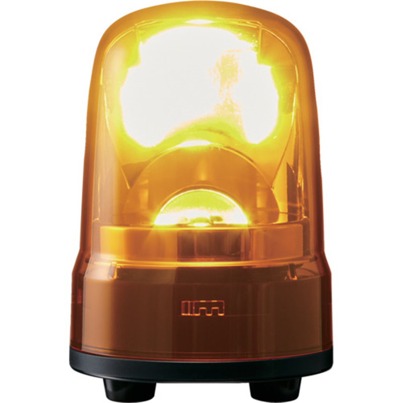 PATLITE 回転灯 Φ80 M2 ACプラグ Y 1台（ご注文単位1台）【直送品】