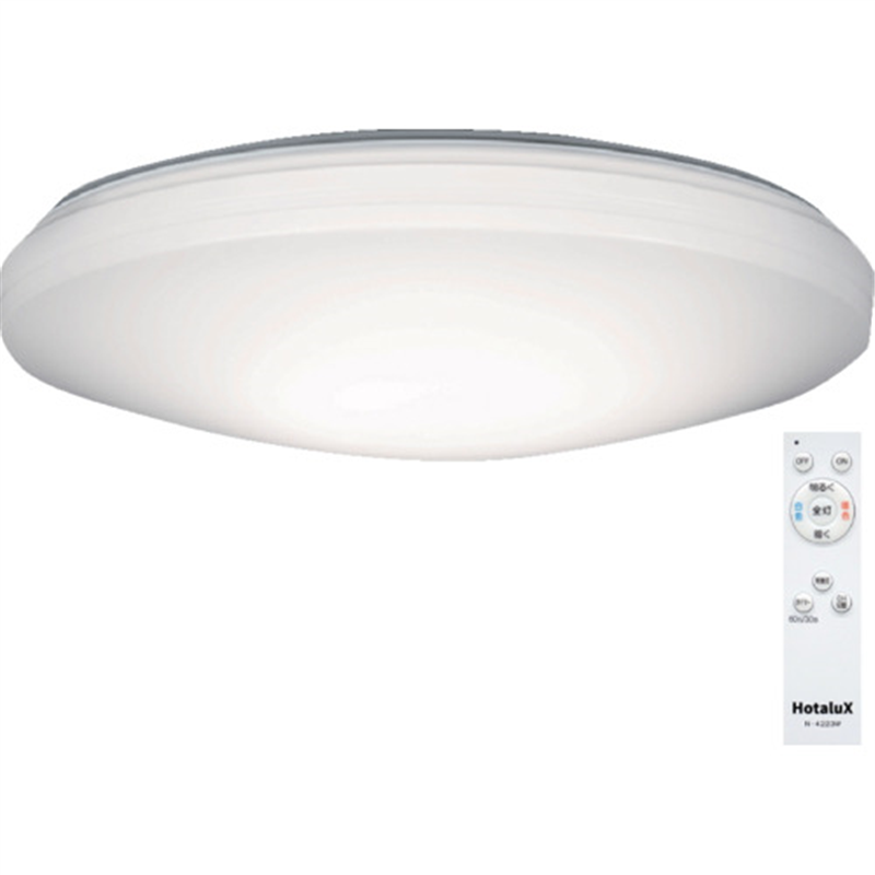 HotaluX LEDシーリングライト 調色/調光タイプ ~8畳用 3800lm 昼光色-電球色 SLDC08790 1台(ご注文単位1台)【直送品】
