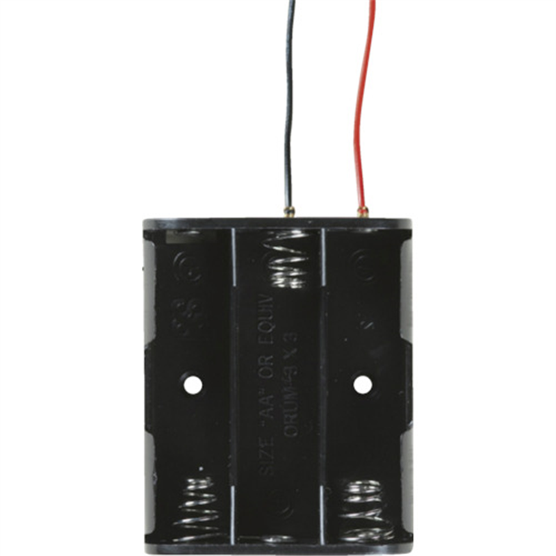 タカチ リード線付電池ホルダー 単3×3 1個(ご注文単位1個)【直送品】