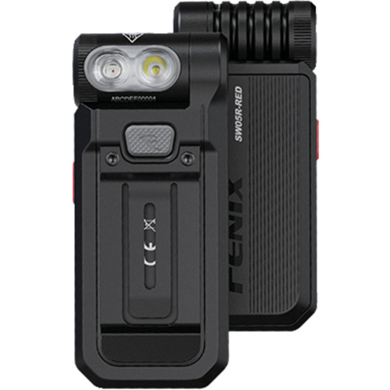 FENIX 充電式 LEDクリップオンライト(赤色ライト) 1個(ご注文単位1個)【直送品】