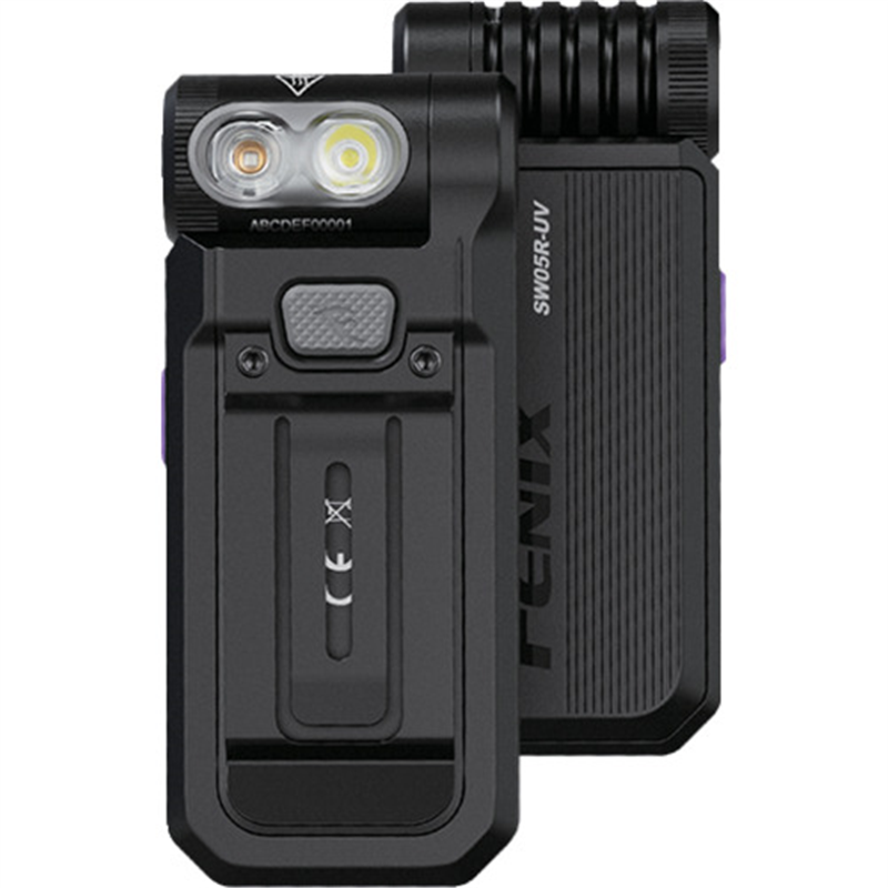 FENIX 充電式 LEDクリップオンライト(UVライト) 1個(ご注文単位1個)【直送品】