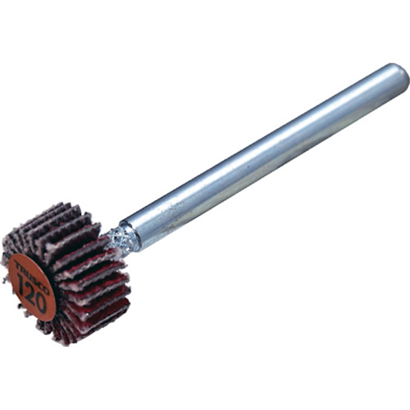 TRUSCO セラミックフラップホイール 軸径3mm #120 外径10×幅5×軸長30 (10個入) 1箱（ご注文単位1箱）【直送品】