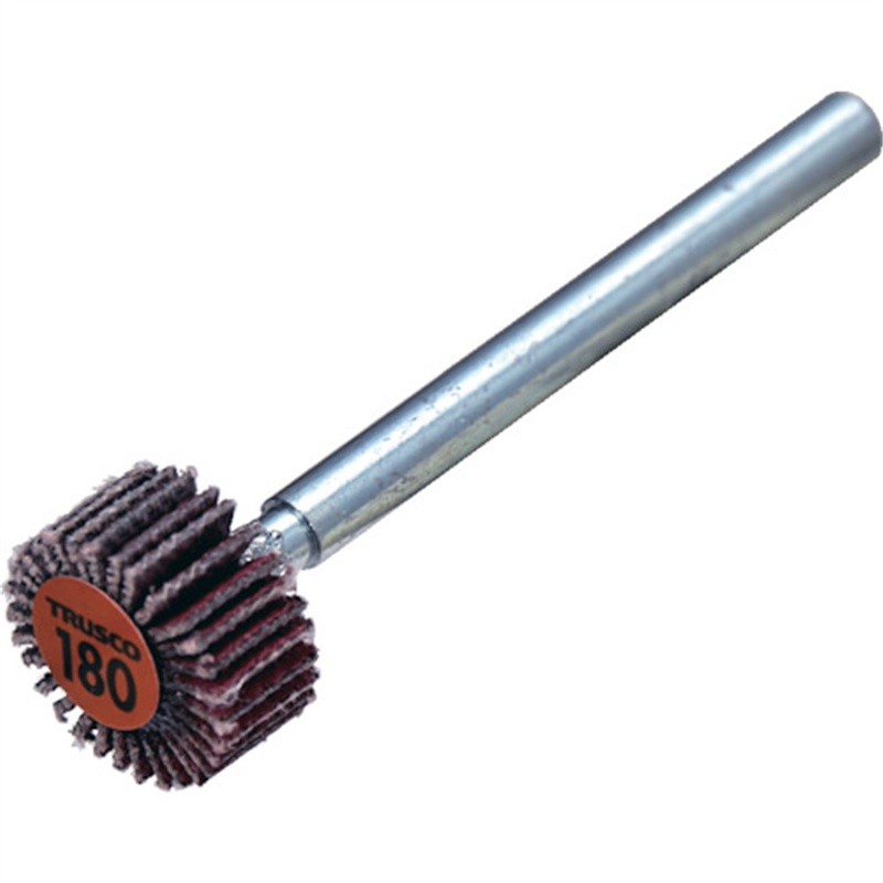 TRUSCO セラミックフラップホイール 軸径3mm #180 外径10×幅5×軸長30 (10個入) 1箱（ご注文単位1箱）【直送品】
