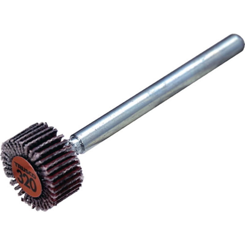 TRUSCO セラミックフラップホイール 軸径3mm #320 外径10×幅5×軸長30 (10個入) 1箱（ご注文単位1箱）【直送品】