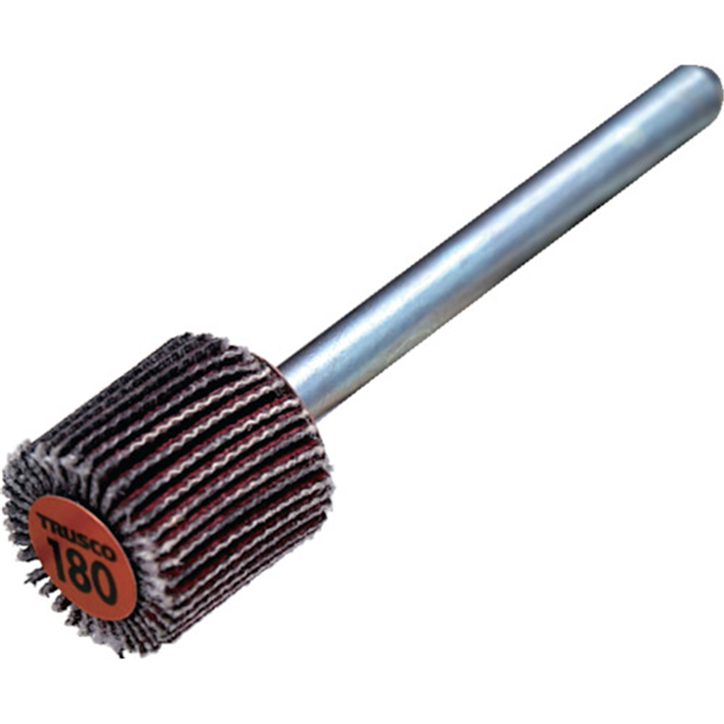 TRUSCO セラミックフラップホイール 軸径3mm #180 外径10×幅10×軸長30 (10個入) 1箱(ご注文単位1箱)【直送品】