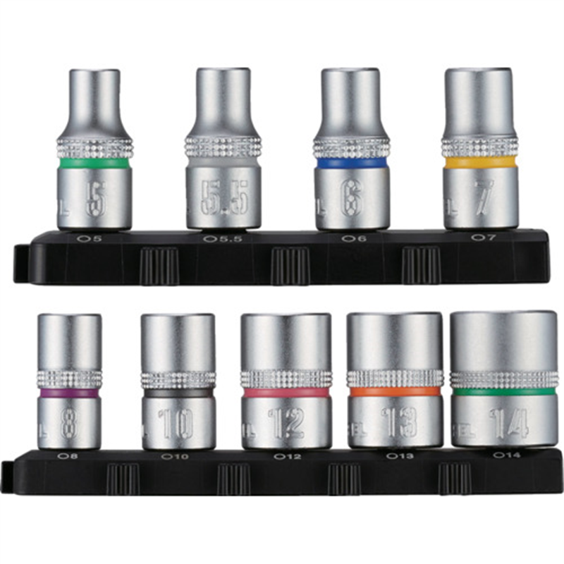 VESSEL TD-BS16 ソケットセット9個組 1セット(ご注文単位1セット)【直送品】