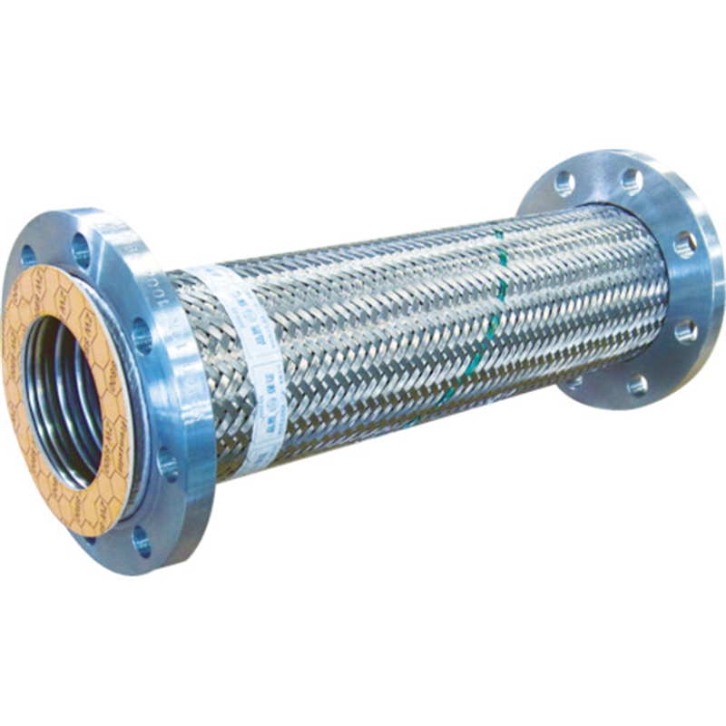 TOFLE フレキシブルメタルホース フランジ無溶接型フレキ 10K SS400 100A×1000L 1本(ご注文単位1本)【直送品】