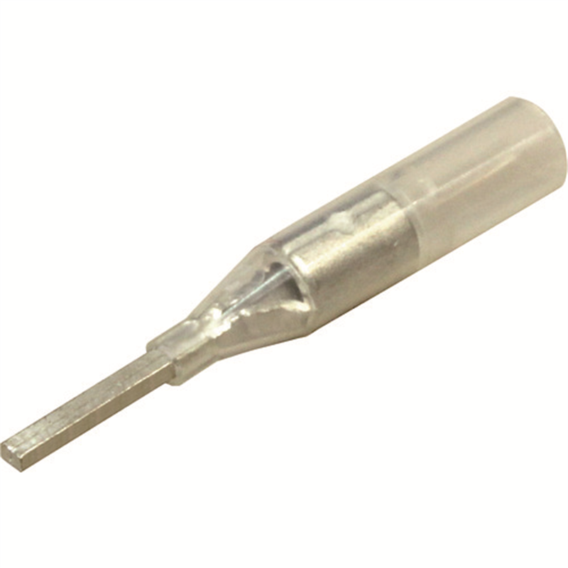 ニチフ 絶縁被覆付圧着端子 TC形(100P) 透明 B1.1×0.8mm l6mm 1パック（ご注文単位1パック）【直送品】