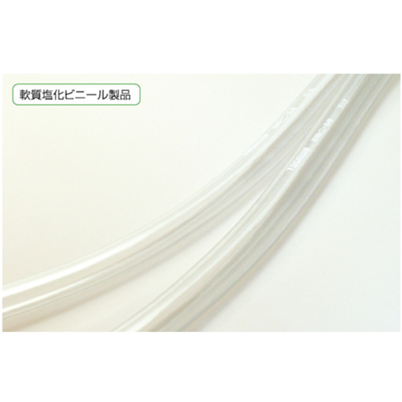 十川 透明ビニールチューブ38×44×50m 1本(ご注文単位1本)【直送品】