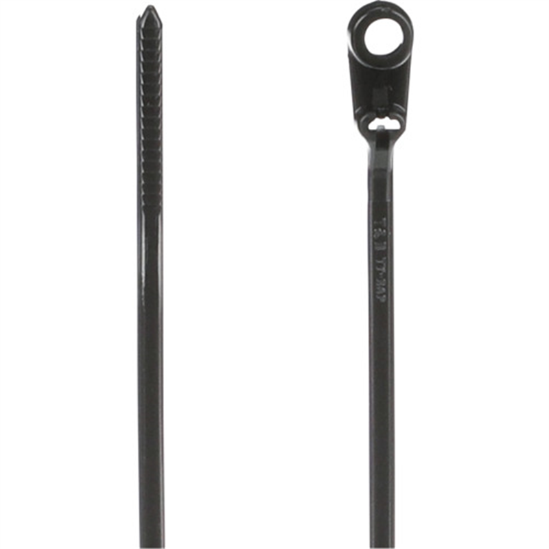 TY-Rap Ty-Rap(タイラップ)パネル固定用結束バンド耐候(黒色)(大袋) 取付穴径3.0mm 幅2.3×長さ102mm 1000本入り 1袋（ご注文単位1袋）【直送品】