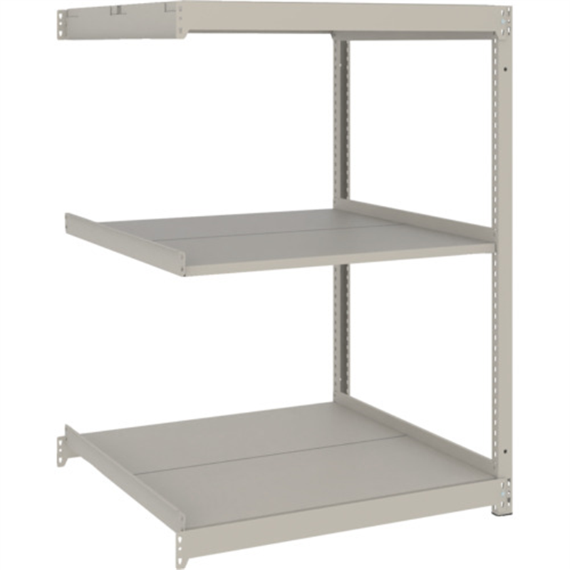 TRUSCO スチールラック 薄板ラック(棚板分割タイプ､耐荷重100Kg)900×875×H1500 3段連結  ネオグレー 1台（ご注文単位1台）【直送品】