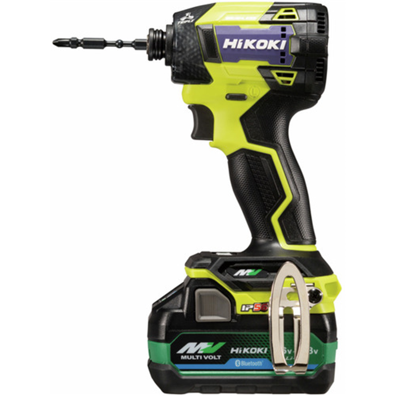 HiKOKI コードレスインパクトドライバ WH36DD 形 スパイダーイエロー 1台(ご注文単位1台)【直送品】