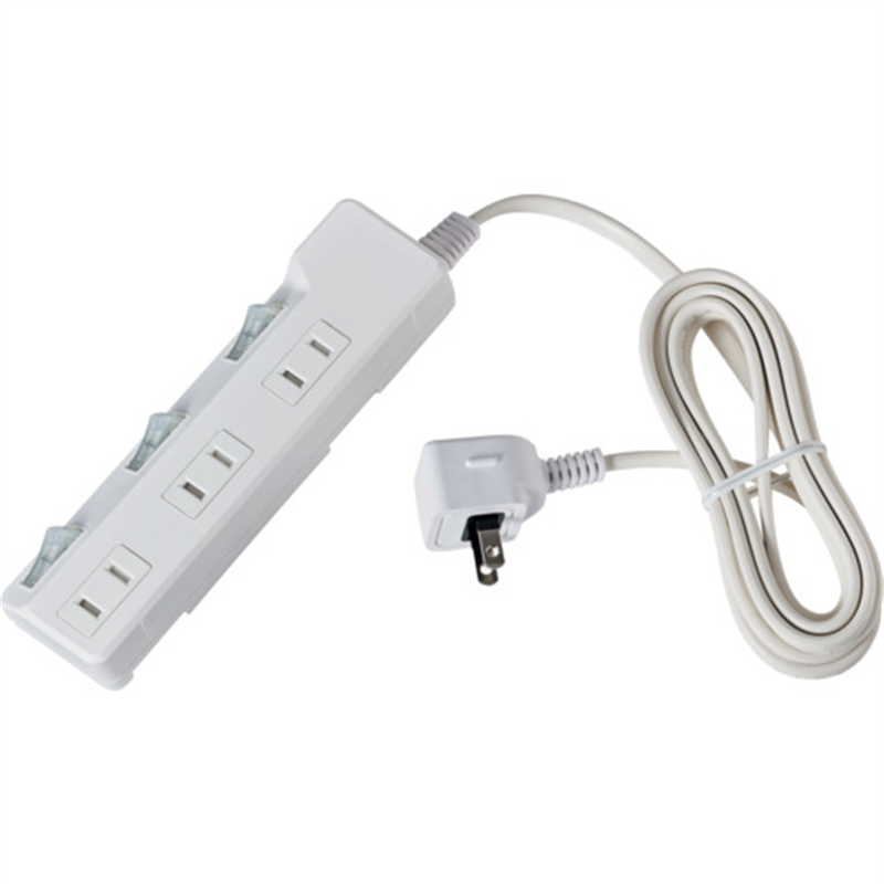 ELPA コード付タップ 耐雷SW付タップ 3個口2M 1個(ご注文単位1個)【直送品】