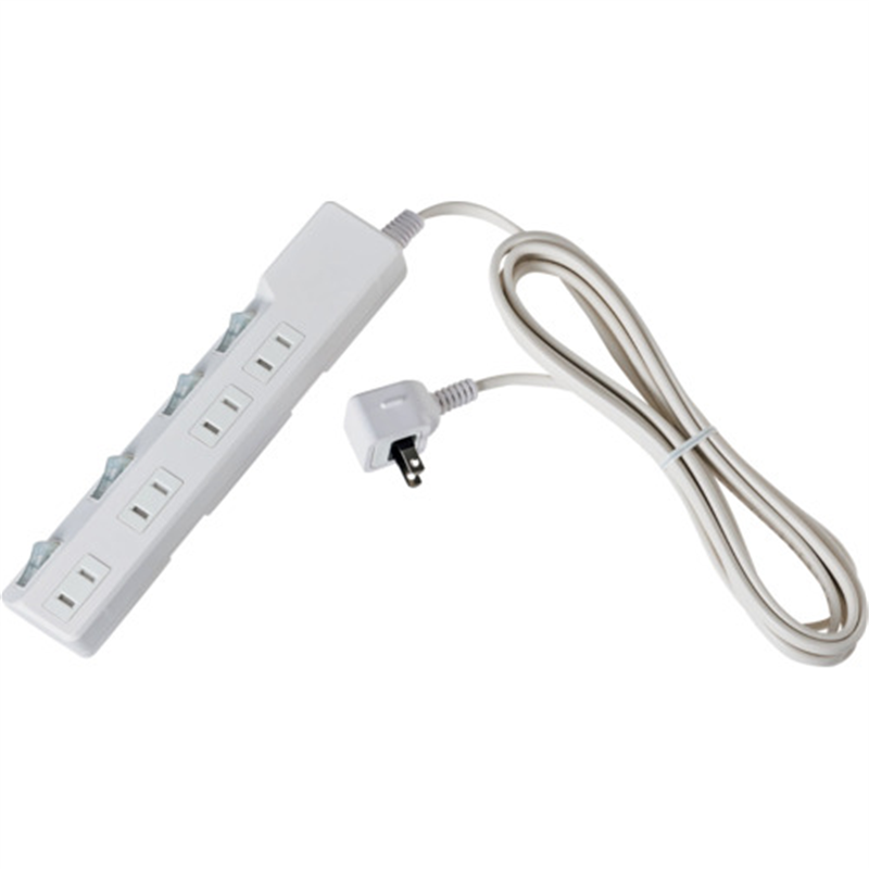 ELPA コード付タップ 耐雷SW付タップ(ブレーカー) 4個口3M 1個(ご注文単位1個)【直送品】