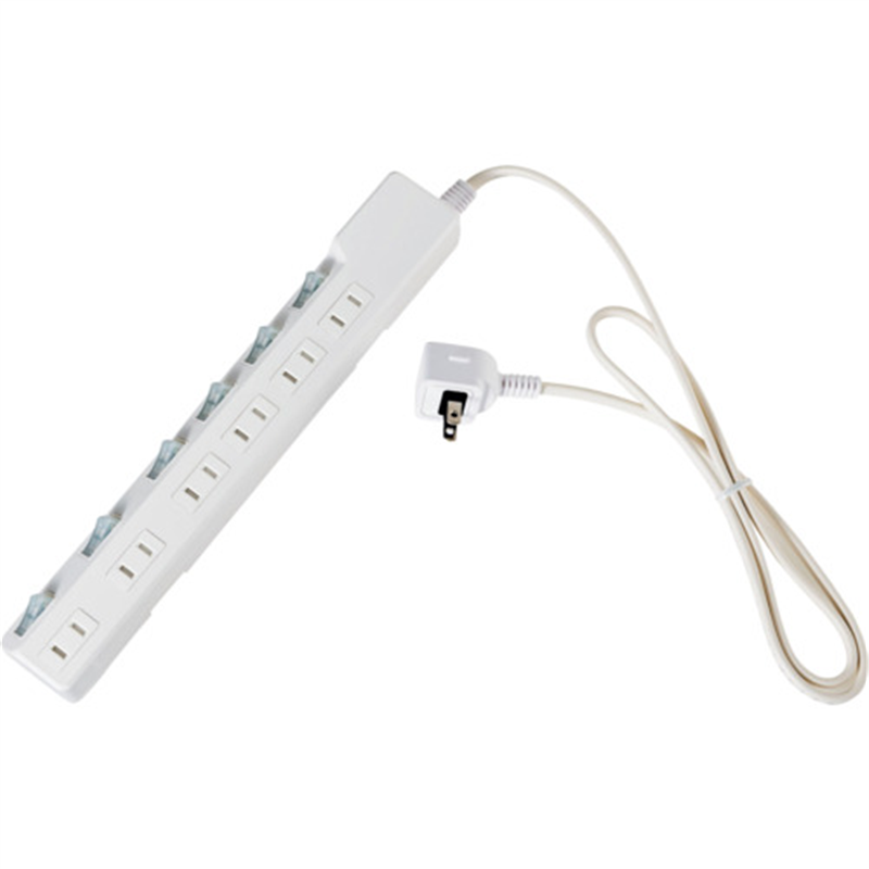 ELPA コード付タップ 耐雷SW付タップ 6個口1M 1個(ご注文単位1個)【直送品】