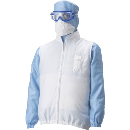 トラスコ中山 GOLDWIN 空調服[[R上]]アウターベスト 白 5L 1枚（ご注文単位1枚）【直送品】