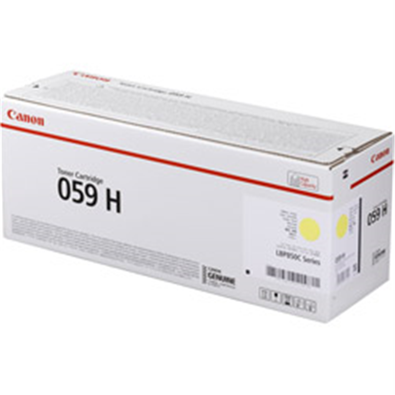 キヤノン 純正トナー 059H(大容量) イエロー CRG-059HYEL CRG059HYEL 1個（ご注文単位1個）【直送品】