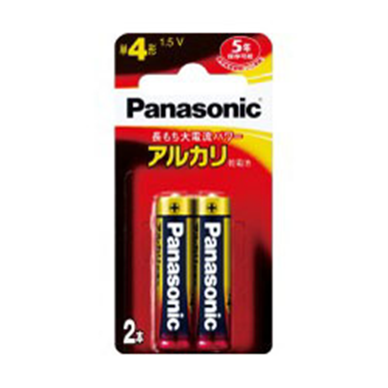 パナソニック 単4電池 LR03XJ/2B  ［2本 /アルカリ］ LR03XJ2B 1個（ご注文単位1個）【直送品】