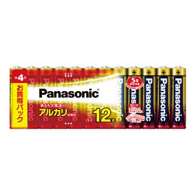 パナソニック 単4電池 LR03XJ/12SW  ［12本 /アルカリ］ LR03XJ12SW 1個（ご注文単位1個）【直送品】
