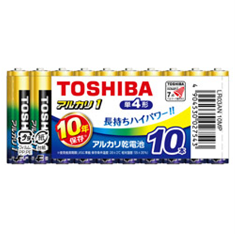 東芝 単4電池 LR03AN 10MP  ［10本 /アルカリ］ LR03AN10MP 1個（ご注文単位1個）【直送品】