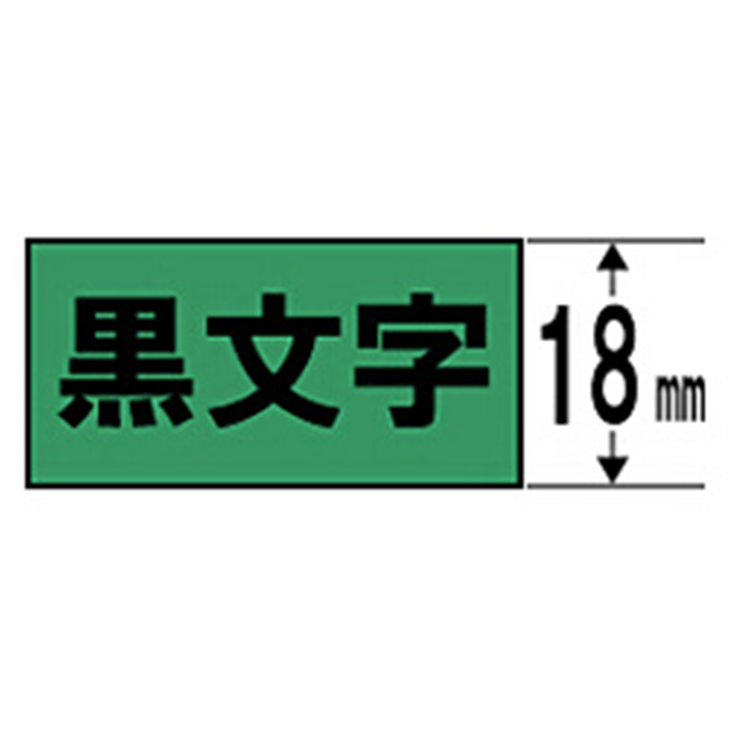 キングジム マグネットテープ SJ18G 緑 ［黒文字 /18mm幅］ SJ18 1個（ご注文単位1個）【直送品】