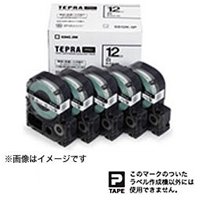 キングジム カラーラベル(パステル)テープ エコパック 5個パック SC6B-5P 青 ［黒文字 /6mm幅］ SC6B5P 1個（ご注文単位1個）【直送品】