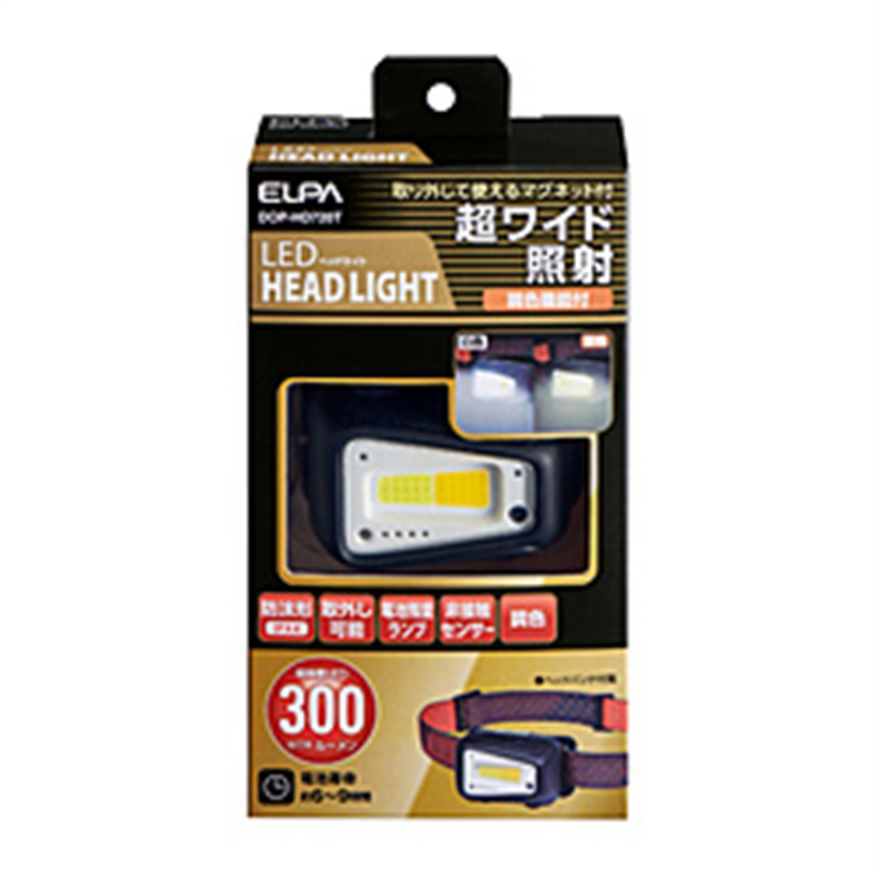 ELPA エルパ LEDヘッドライト DOP-HD720T DOPHD720T 1個(ご注文単位1個)【直送品】