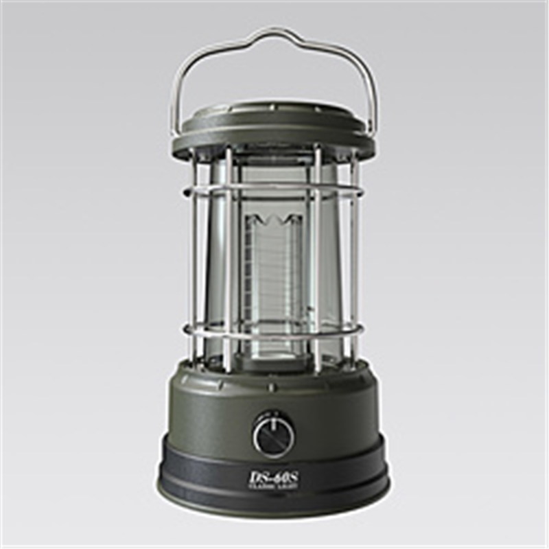 GOODGOODS　グッド・グッズ 充電式LEDランタン 深緑 DS-60S ［LED /充電式 /防水対応］ DS60S 1個（ご注文単位1個）【直送品】