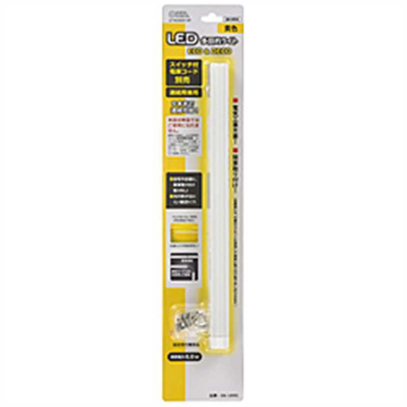 オーム電機　OHM　ELECTRIC 連結用LED多目的ライトECO＆DECO_30cmタイプ 黄色  LT-N300Y-YP LTN300YYP 1個（ご注文単位1個）【直送品】
