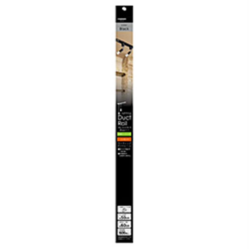 ヤザワ YAZAWA ライティングダクトレール 500mm 黒 LR502BK LR502BK 1個(ご注文単位1個)【直送品】