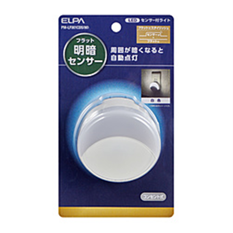 ELPA エルパ LEDスイッチ付ライト PM-LF001CDS(W) ELPA PM-LF001CDS(W) PMLF001CDSW 1個(ご注文単位1個)【直送品】