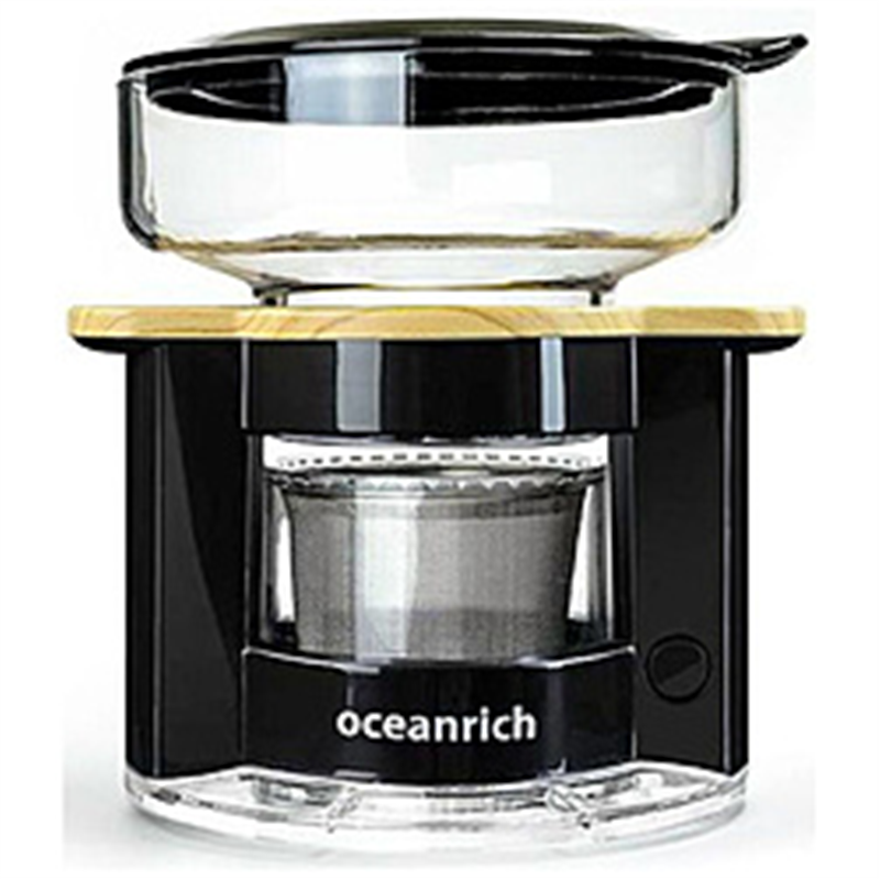 UNIQ ユニーク UQ-CR8200BL oceanrich自動ドリップ・コーヒーメーカー ブラック ブラック 1個(ご注文単位1個)【直送品】