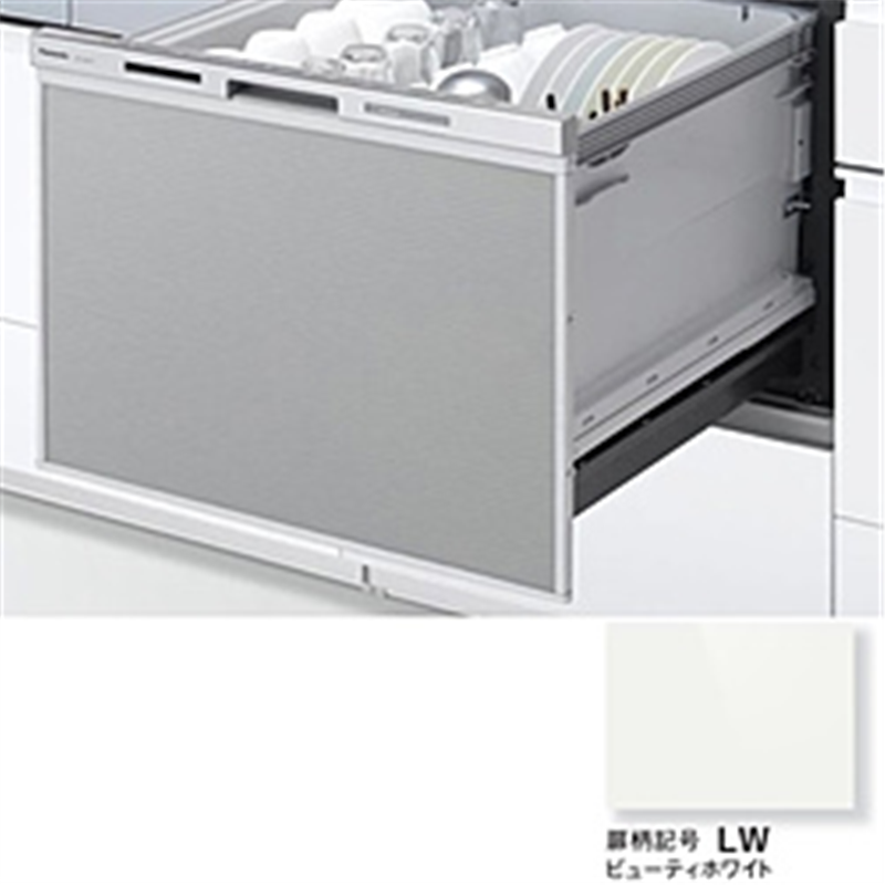 パナソニック Panasonic ビルトイン食洗機 浅型W600本体部パネルLW色 ビューティーホワイト AD-NPS60T2-LW 1個(ご注文単位1個)【直送品】