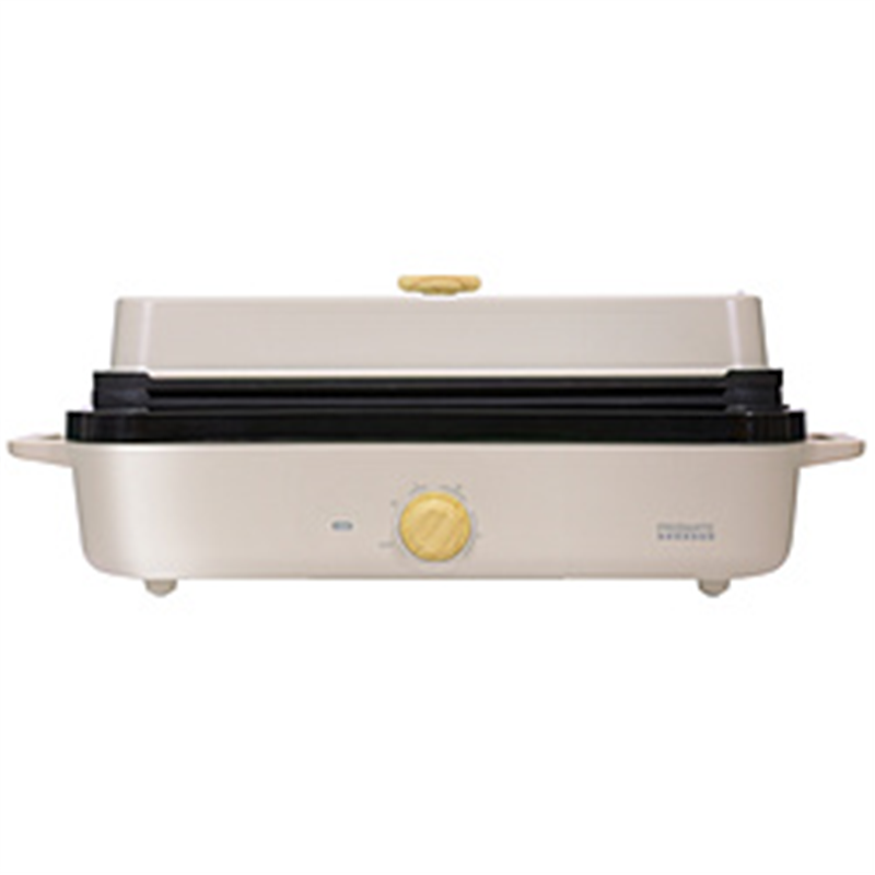 Life　on　Products　ライフオンプロダクツ スリムホットプレート　3つのプレートと 楽しく使えるレシピブック付 1個（ご注文単位1個）【直送品】