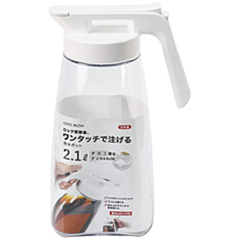 パール金属 PEARL METAL クールブロー ワンタッチ冷水ポット 2.1L HB-6443 1個(ご注文単位1個)【直送品】