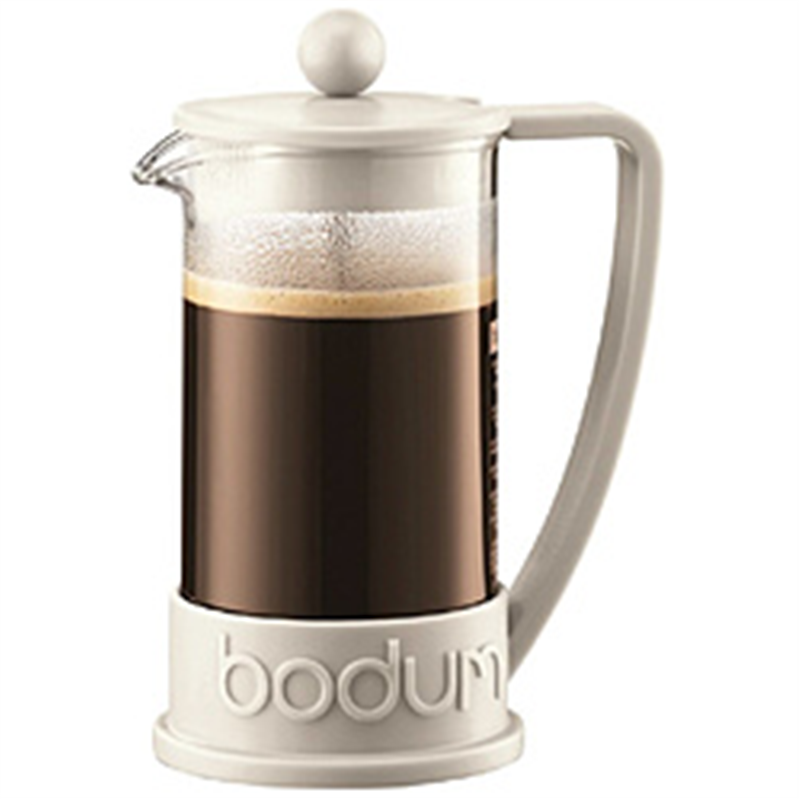 ボダム bodum フレンチプレスコーヒーメーカー 0.35L ブラジル ホワイト 10948913 1個(ご注文単位1個)【直送品】