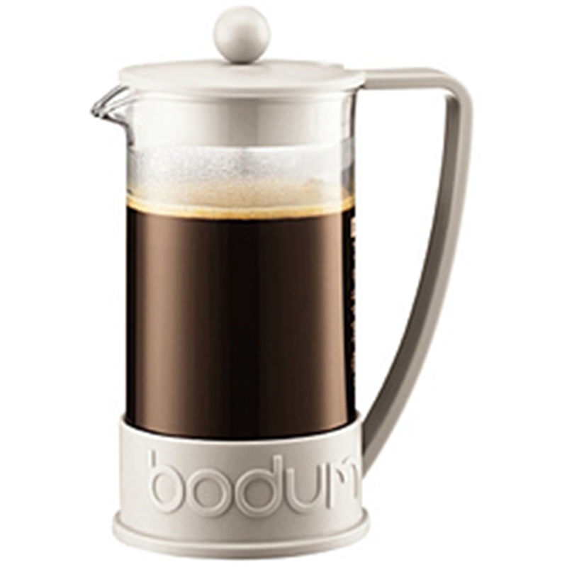 ボダム bodum フレンチプレスコーヒーメーカー 1.0L ブラジル ホワイト 10938913 1個(ご注文単位1個)【直送品】
