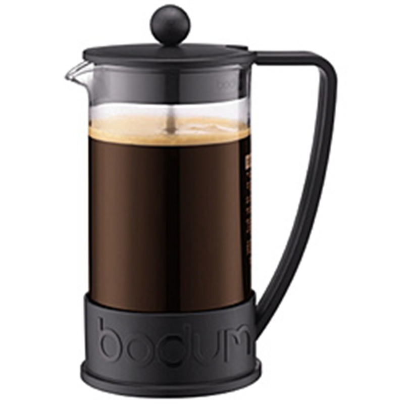 ボダム bodum フレンチプレスコーヒーメーカー 1.0L ブラジル ブラック 1093801 1個(ご注文単位1個)【直送品】